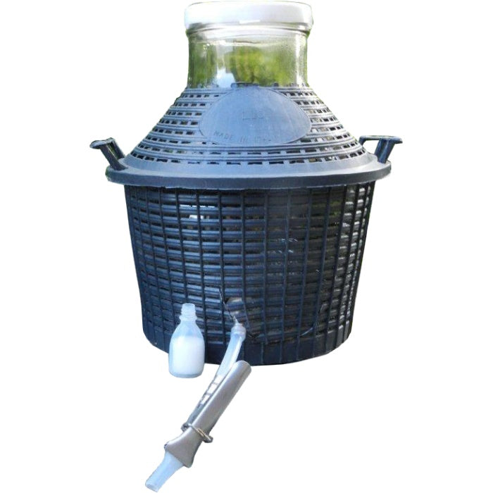 Pallone a bocca larga Rondella, rubinetto in acciaio inox, 10 l