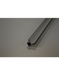 Tube en aluminium anodisé de 20 mm avec double âme de 4/7 mm 200 cm