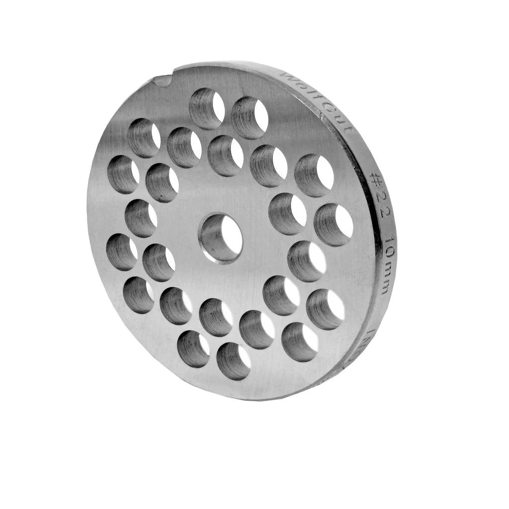 Piastra forata in acciaio inox misura 22, vari fori