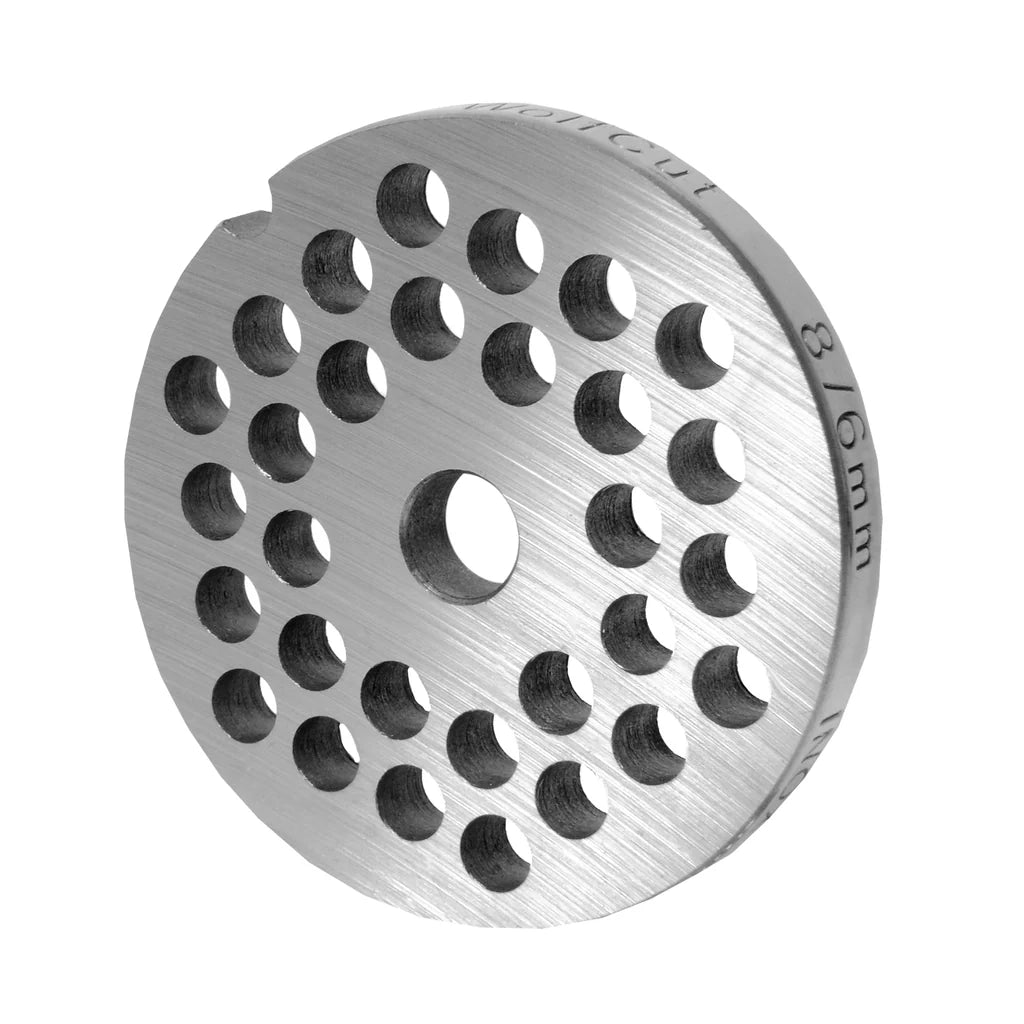 Piastra forata in acciaio inox misura 8, fori vari