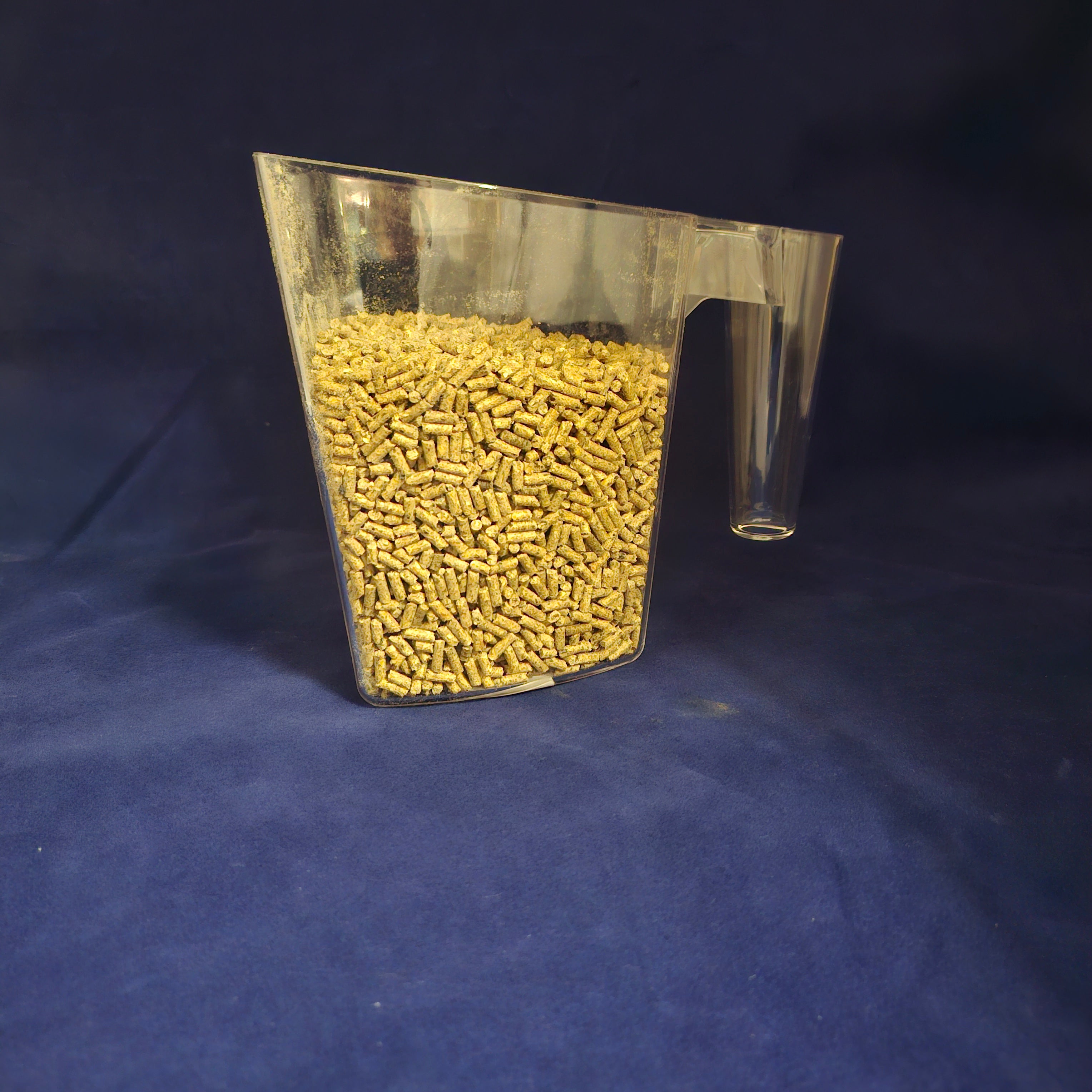 Messbecher / Futterschaufel 2kg Klar