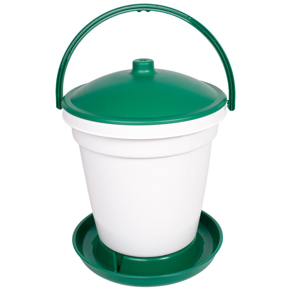 Secchio per l'acqua in PVC verde