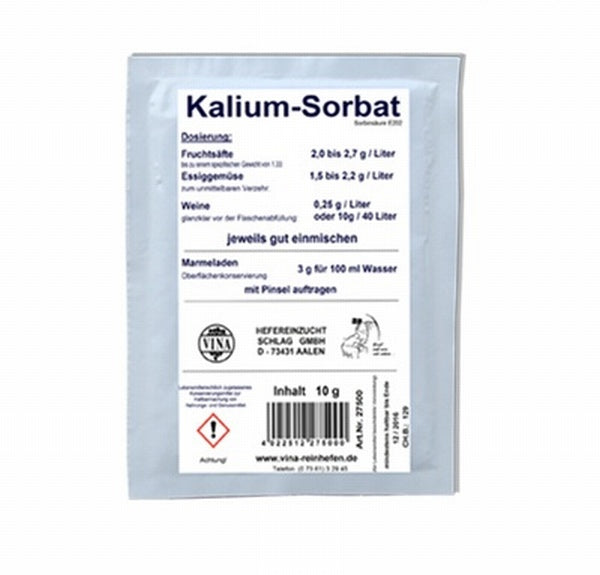 Sorbato di potassio bustina da 10g