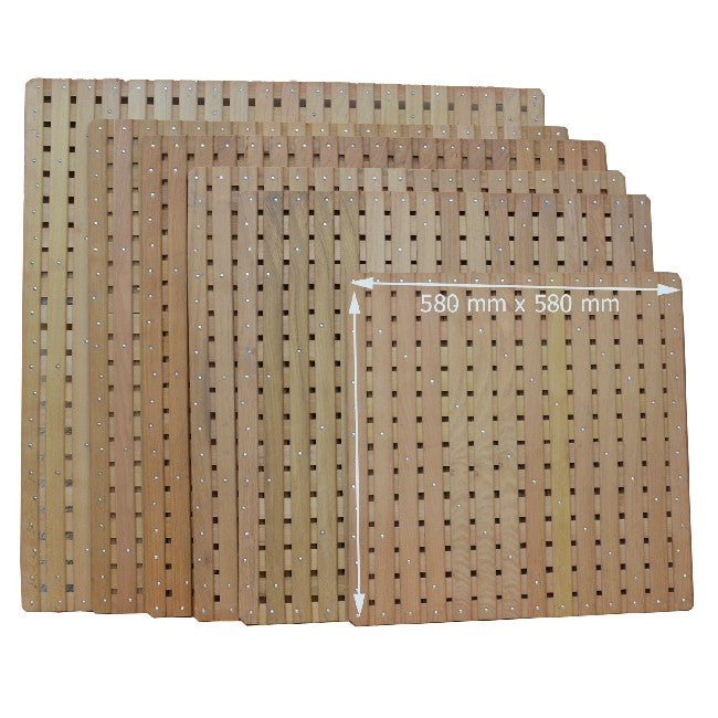 Grate in acacia, rivettate, varie misure