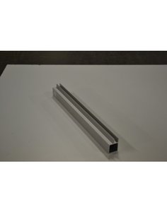 Tube en aluminium anodisé de 20 mm avec double âme de 7 mm 200 cm