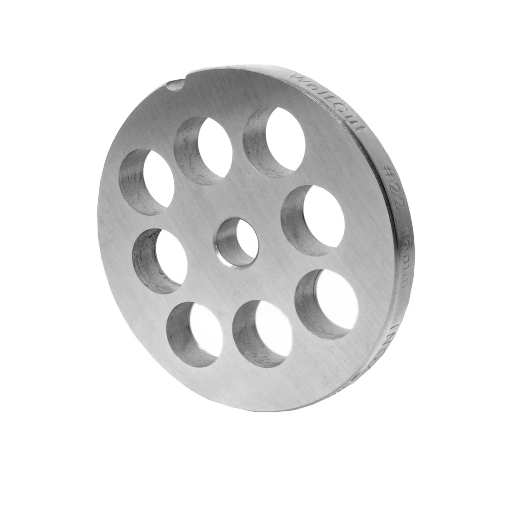 Piastra forata in acciaio inox misura 22, vari fori