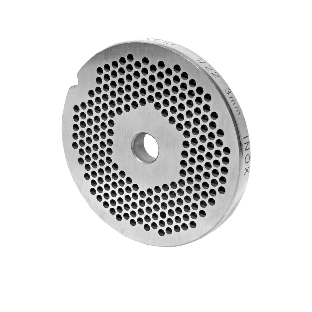 Piastra forata in acciaio inox misura 22, vari fori