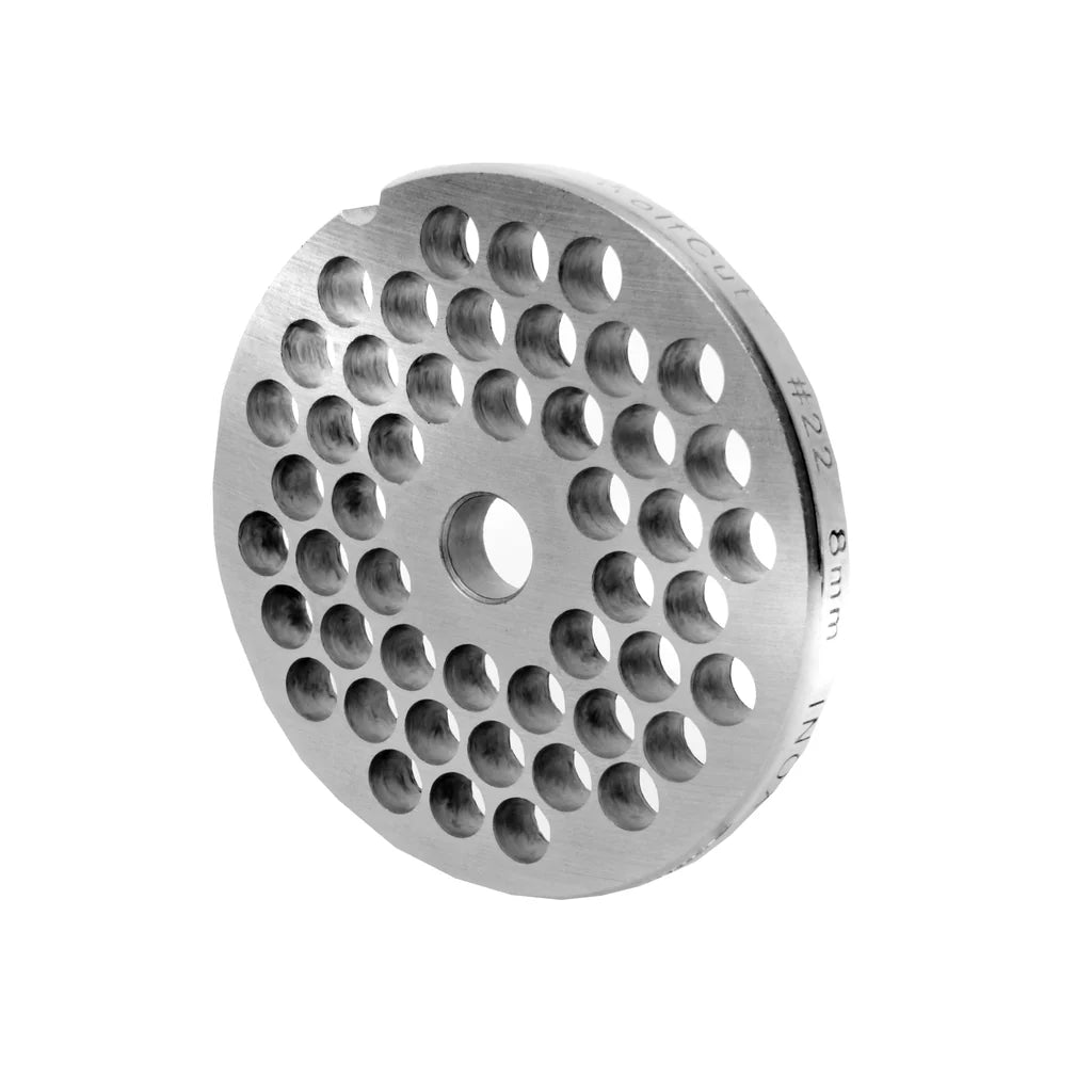 Piastra forata in acciaio inox misura 22, vari fori