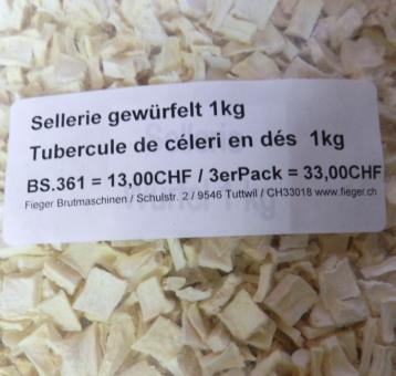 Céleri en dés / Tubercule de céleri en dés 1kg