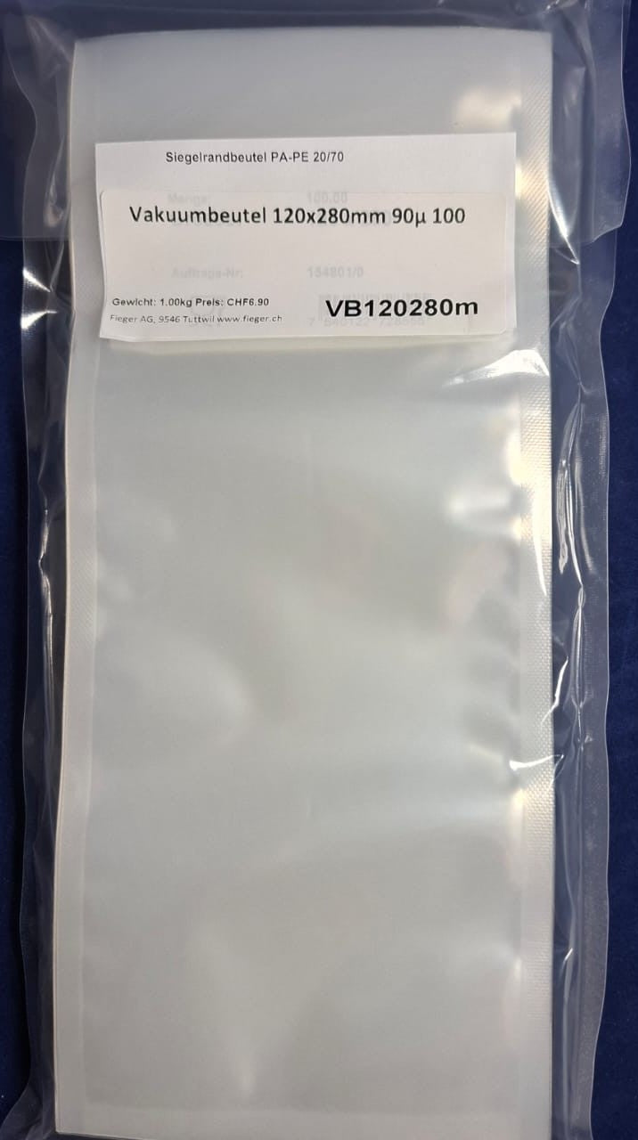 Vakuumbeutel  ab 100mm breite 90µ 100 Stück