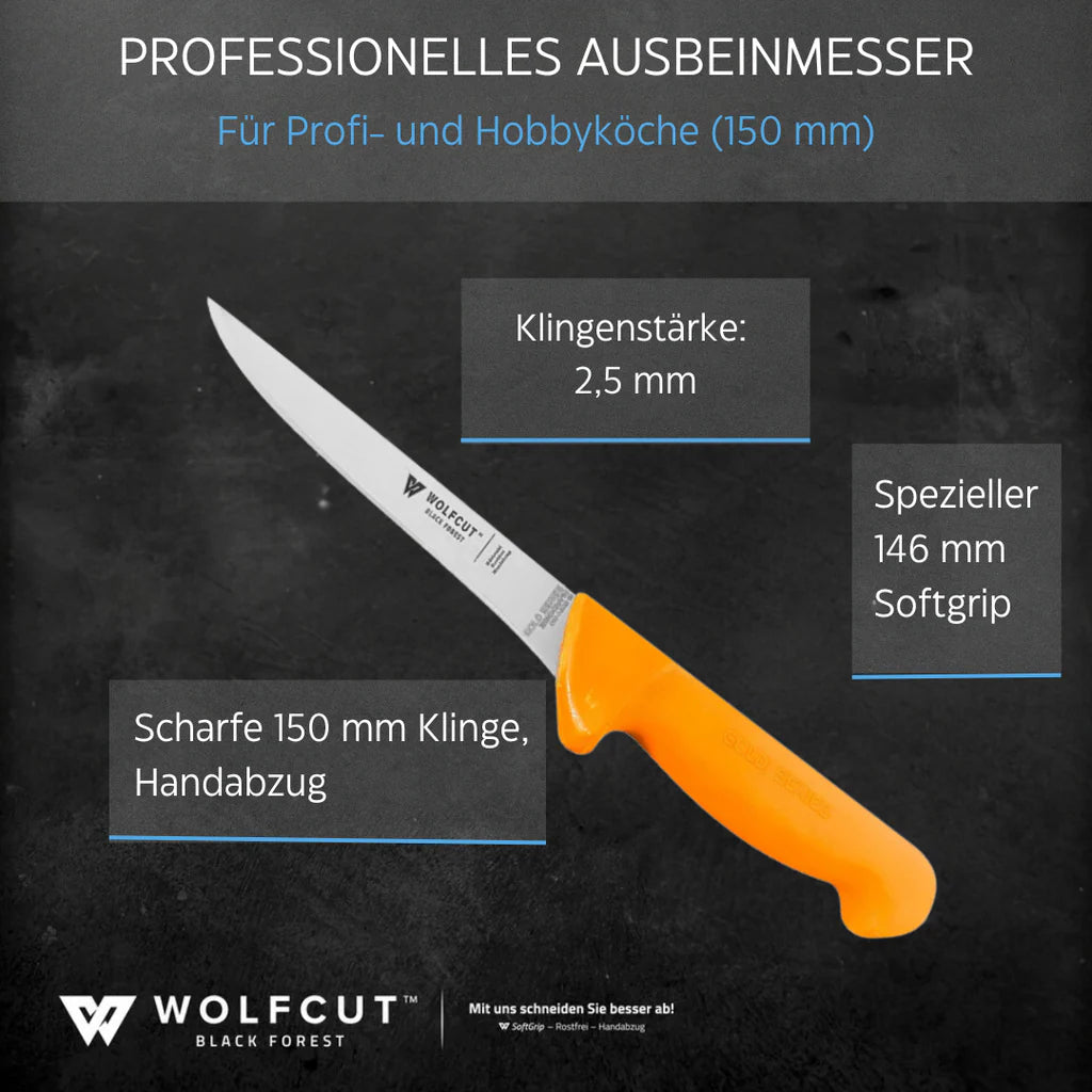 WOLFCUT Gold Coltello Disosso 15cm