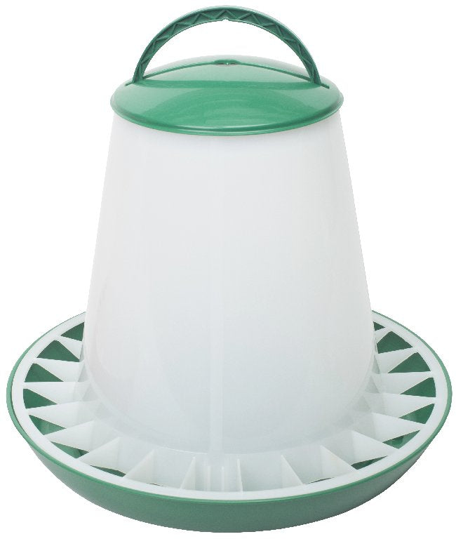 Distributore di mangime per pollame 1-10kg verde